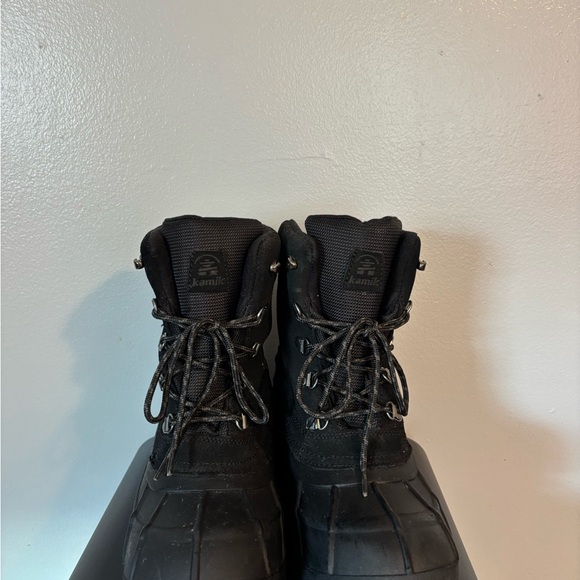 Kamik Men\'s Black Snow Boots